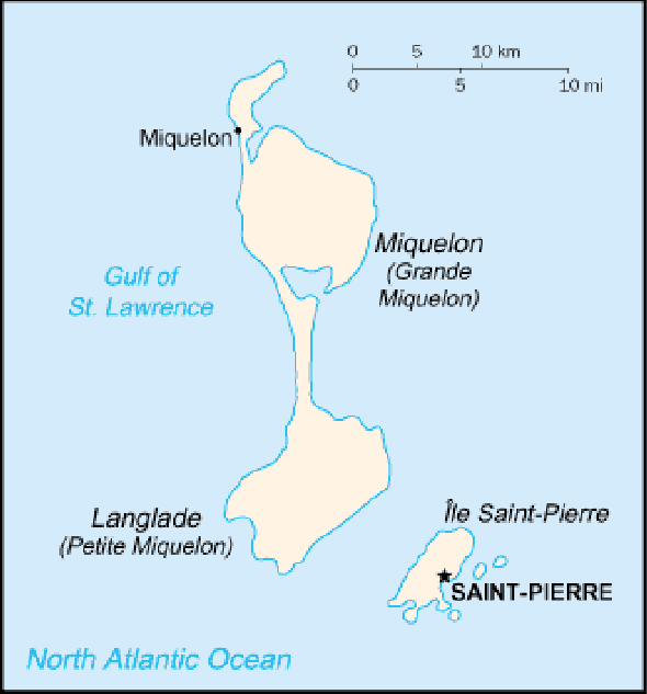 Karte für einen Freiwilligendienst in St. Pierre und Miquelon